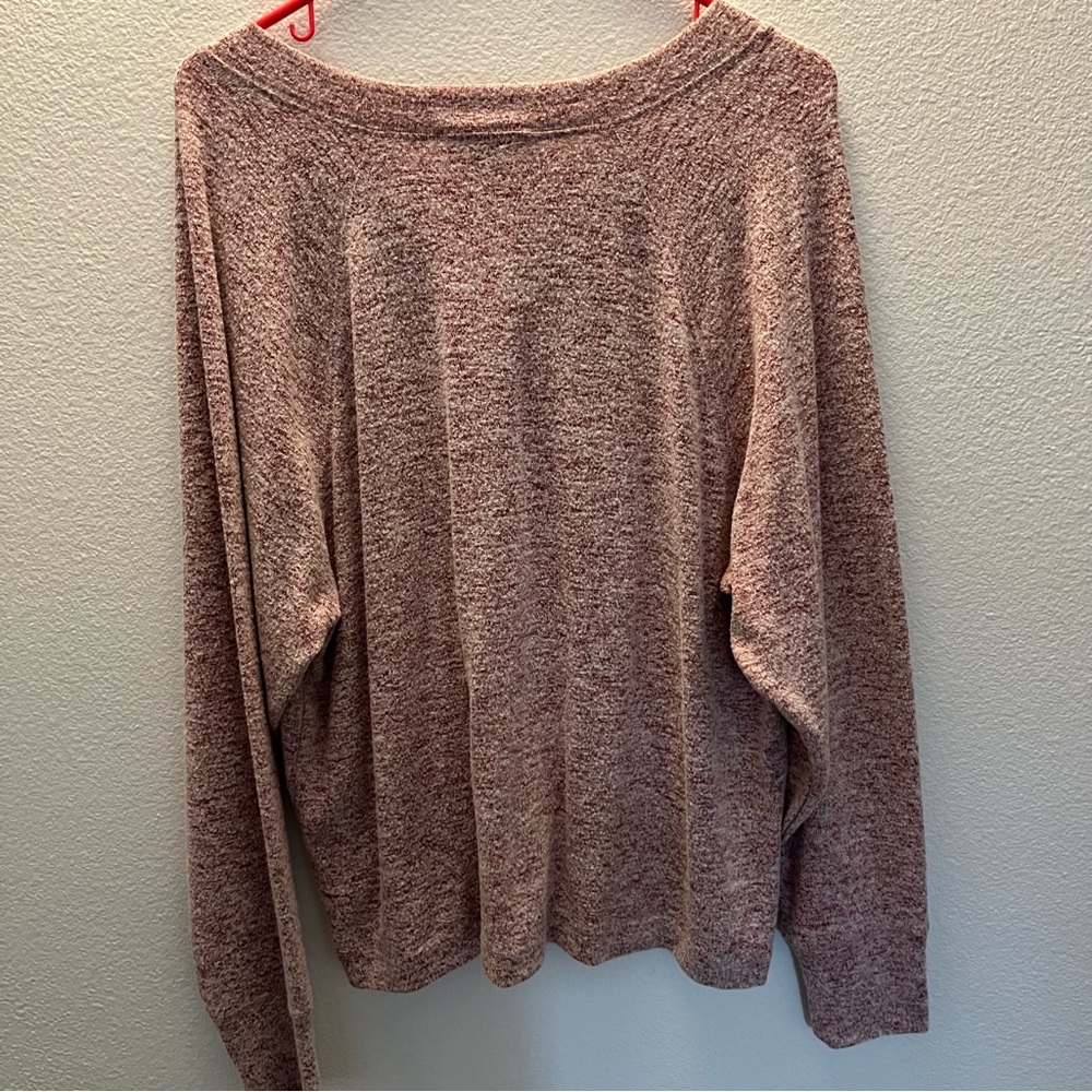 CAbi Pink Crew Neck Sweater with Relaxed Fit - Picture 5 of 9
